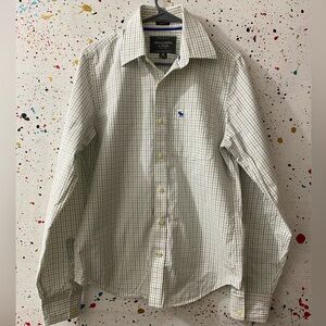 Abercrombie & Fitch Men's Muscle Medium Pattern Long Sleeve